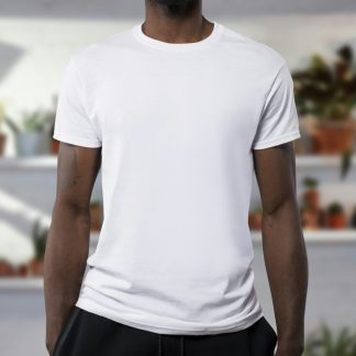 Yqp6N0 Men's Classic Crew Neck T-Shirt — Soft Cotton Everyday Tee
